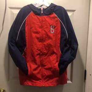 Nike Vintage Y2K Boston Red Sox Nike Spell Out  Starter Jacket Windbreaker 12/14